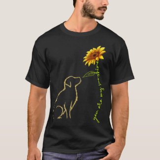 Cute Dog Je bent mijn zonnige Golden Retriever T-shirt