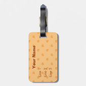 Cute Dog Kawaii Pomeranian Bagagelabel (Achterkant verticaal)