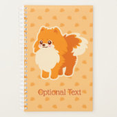 Cute Dog Kawaii Pomeranian Planner (Voorkant)