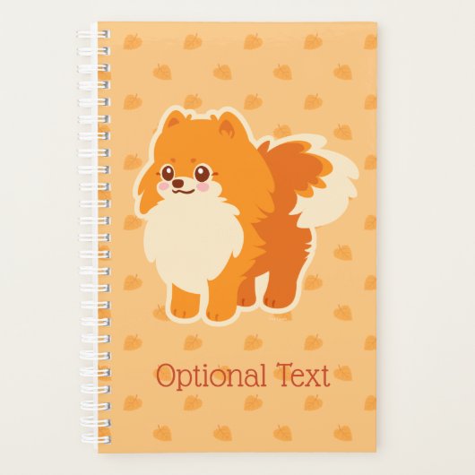 Cute Dog Kawaii Pomeranian Planner (Voorkant)