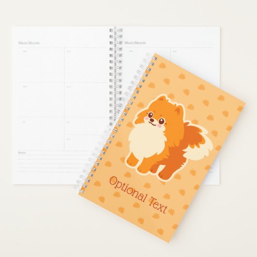 Cute Dog Kawaii Pomeranian Planner (Display)