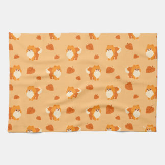 Cute Dog Kawaii Pomeranian Theedoek