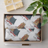 Cute Dog - Laten we gaan! Yorkshire Terrier Tissuepapier (Geschenk)