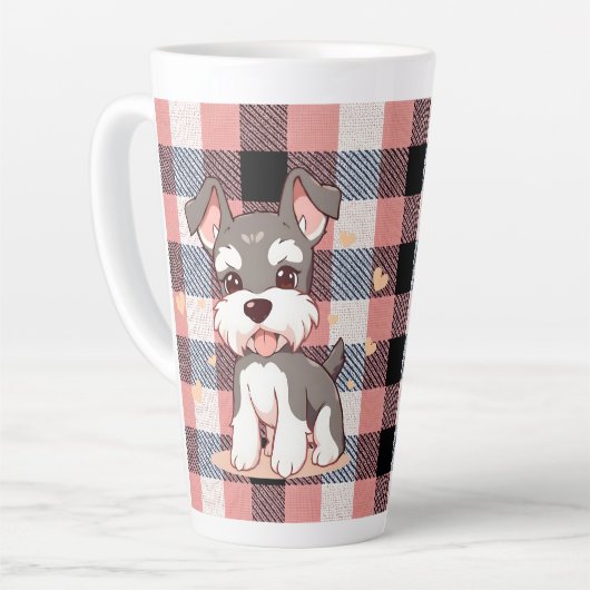 Cute Dog Latte Mok (Linkerhoek)