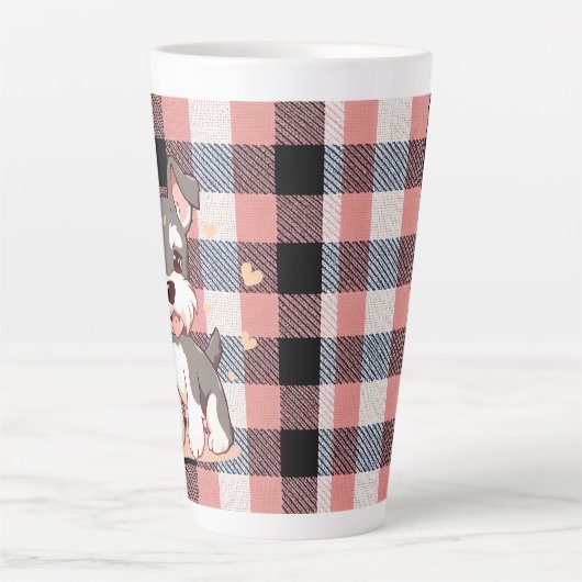 Cute Dog Latte Mok (Voorkant)