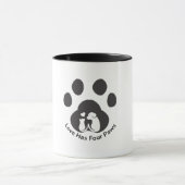 Cute Dog Love Mug Mok (Midden)