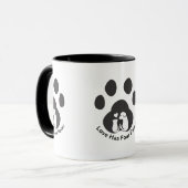 Cute Dog Love Mug Mok (Voorkant links)