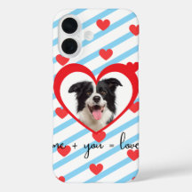 Cute Dog Love Phone Case – Me + You = Love – Adora