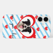 Cute Dog Love Phone Case – Me + You = Love – Adora (Achterkant (horizontaal))