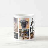 Cute Dog Ma Pet Photo Collage Koffiemok (Center)