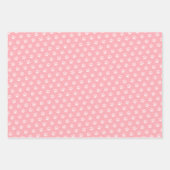 Cute Dog Mam Heart Tattoo met Pawprint Pattern Inpakpapier Vel (Voorkant 3)