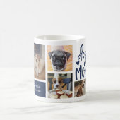 Cute Dog Mam Pet Foto Collage Coffee Mok (Center)