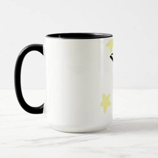 Cute Dog Mama-bekerontwerp Mok (Links)