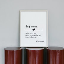 Cute dog mama definition noun custom name