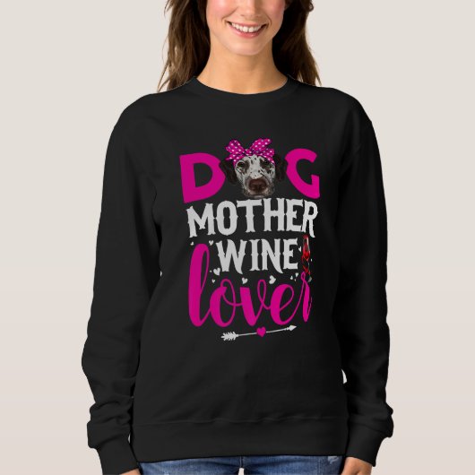 Cute Dog Moeder Dalmatian Dog Moederdag Trui (Voorkant)