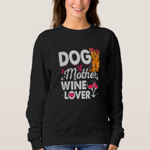 Cute Dog Moeder Wine Yorkshire Terrier Dog Mothers Trui