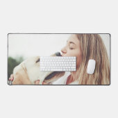 Cute Dog Mom Photo Bureaumat (Keyboard & Muis)