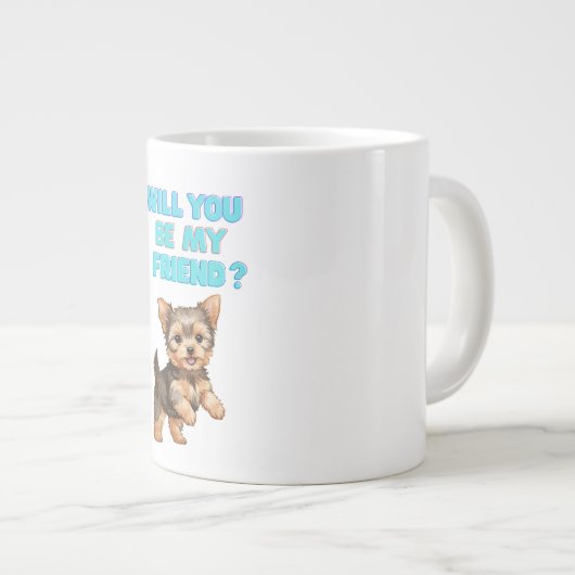 Cute Dog Mug Grote Koffiekop (Voorkant rechts)
