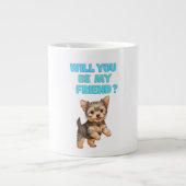 Cute Dog Mug Grote Koffiekop (Voorkant)