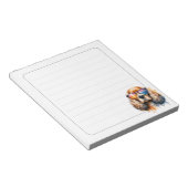 Cute Dog Notepad Dog Lover Notes & To-Do Pad Notitieblok (Schuin)