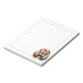 Cute Dog Notepad Dog Lover Notes & To-Do Pad Notitieblok (Linkerzijde)