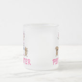 Cute Dog Occupation Pet Sitter Matglas Koffiemok (Center)