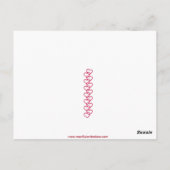 Cute  Dog op Briefkaart motorfiets Valentijn (Achterkant)