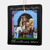 Cute Dog Pack Family Pet - Aangepaste Ornamenten (Links)