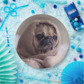 Cute Dog paper borden 8 Papieren Bordje (Feest)