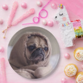 Cute Dog paper borden 8 Papieren Bordje (Feest)