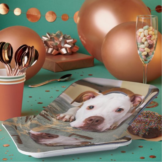 Cute Dog Papieren Bordje (Multi)