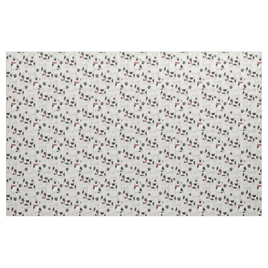 Cute Dog Pattern fabric Stof (Yard (91,4 cm))