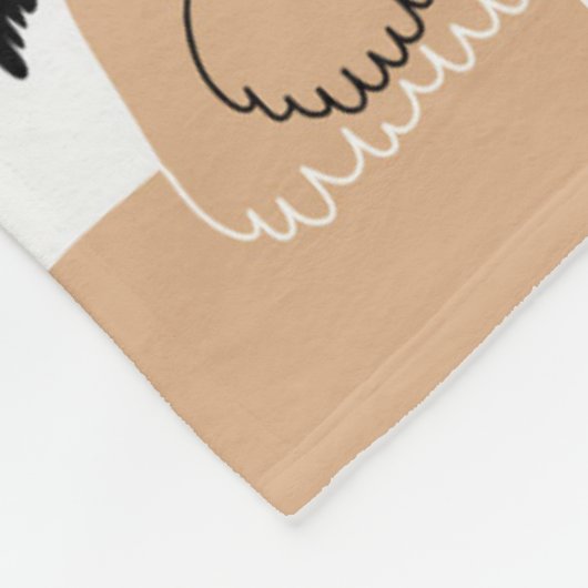 Cute Dog Pattern Fleece Deken (Hoek)