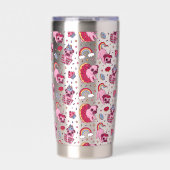 Cute dog pattern for dog lovers geïsoleerde drinkbeker (Voorkant)