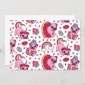 Cute dog pattern for dog lovers kaart (Voorkant / Achterkant)