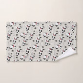 Cute Dog Pattern-handdoekset Bad Handdoek (Handdoek)