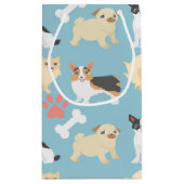 Cute Dog Pattern Klein Cadeauzakje (Achterkant)
