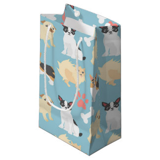 Cute Dog Pattern Klein Cadeauzakje
