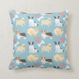 Cute Dog Pattern Kussen