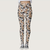 Cute Dog Pattern Leggings (Voorkant)