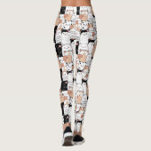 Cute Dog Pattern Leggings (Achterkant)