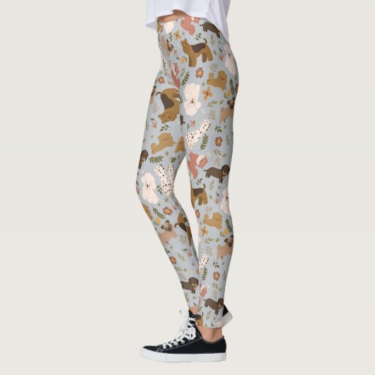 Cute Dog Pattern-Leggings Leggings (Links)
