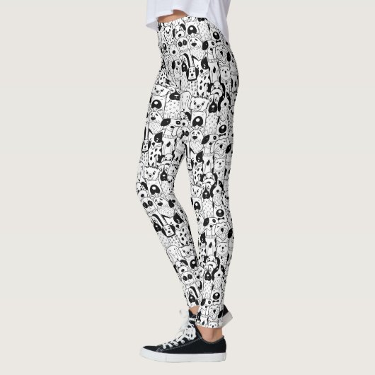 Cute Dog Pattern-Leggings Leggings (Links)