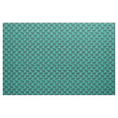 Cute Dog Pattern met Bone on Green Background Stof (Fat Quarter)