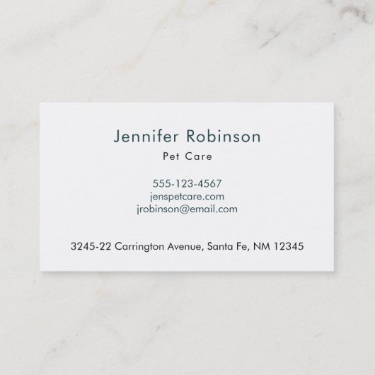 Cute Dog Pattern met Bone on Green Background Visitekaartje (Achterkant)