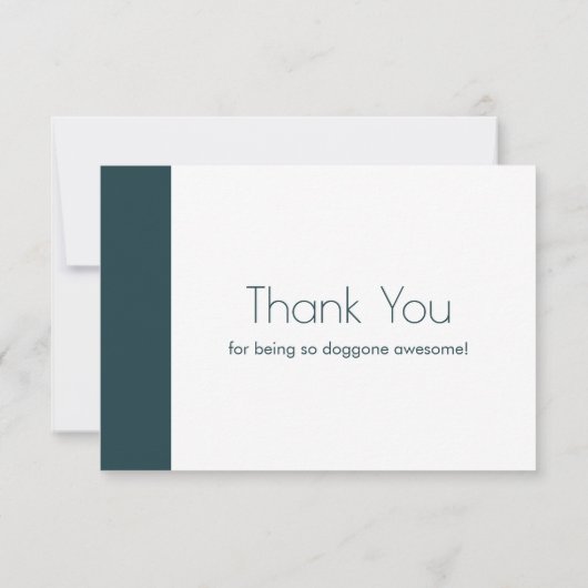 Cute Dog Pattern met diskettestations & Bone Danku Bedankkaart (Achterkant)