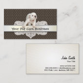 Cute Dog Pet Care visitekaartje (Voorkant / Achterkant)