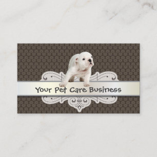 Cute Dog Pet Care visitekaartje