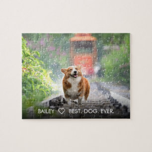 Cute Dog Pet Foto Aangepaste Aangepaste Aangepaste Legpuzzel