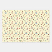 Cute Dog Pet met kerstcadeau uit naam Inpakpapier Vel (Voorkant 3)